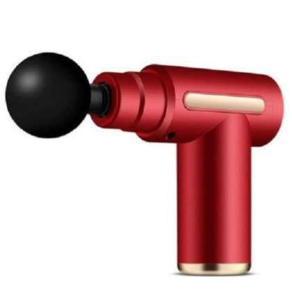 Portable Massage Gun, 4 different heads, multiple Vibration Level Settings, deep tissue pain relief