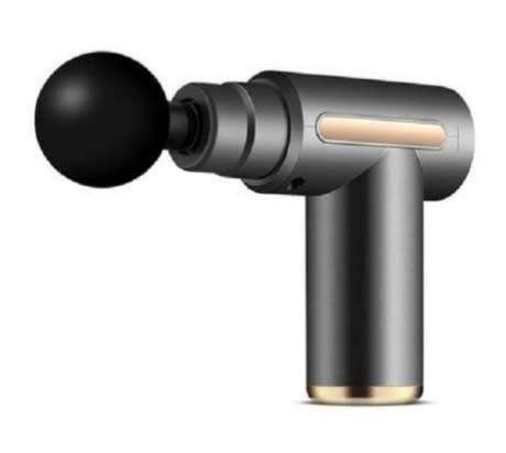 Portable Massage Gun, 4 different heads, multiple Vibration Level Settings, deep tissue pain relief