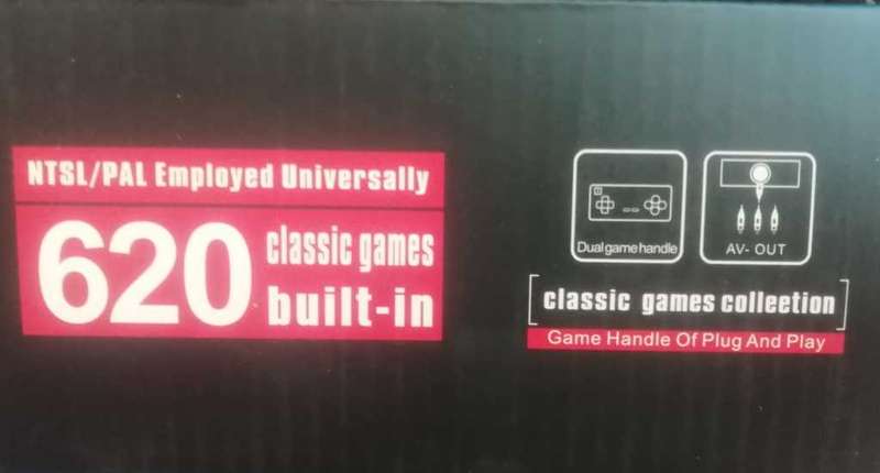 620 built-in Classic Games Console Anniversary Edition, plug and play, blast from the past