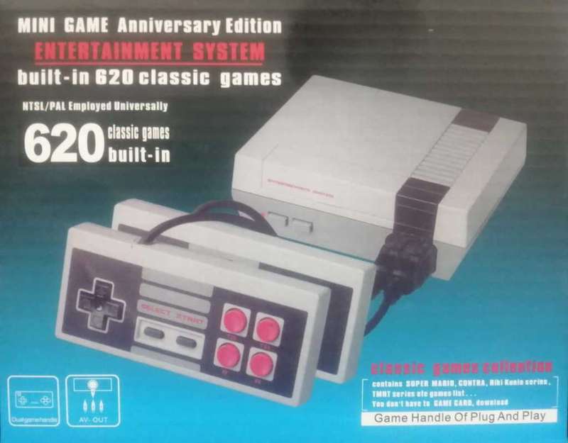 620 built-in Classic Games Console Anniversary Edition, plug and play, blast from the past