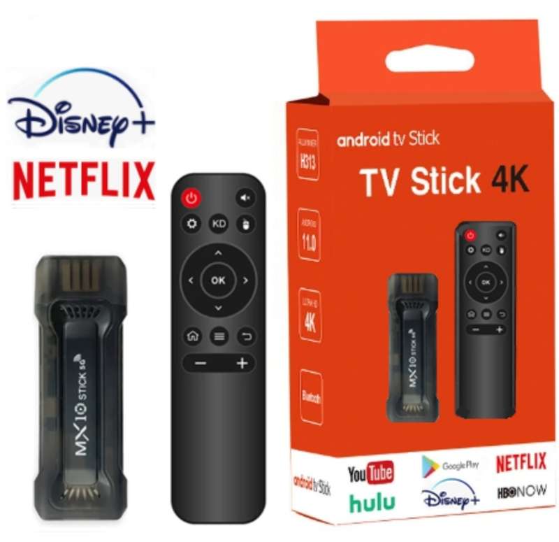 Ultra Tv Stick. 32GB, 4GB DDR3, 4K, 5G wifi, All in one cable free Android tv.