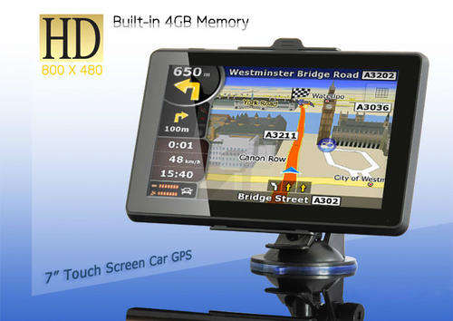 7"inch GPS Car Navigation with 4G storage preload IGO9 Map play MP3 & video player