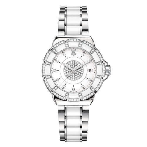 TAG HEUER SALE! - FORMULA ONE WAH121D - CERAMIC BRACELET , DIAMOND FACE - BOXED AND AUTHENTIC