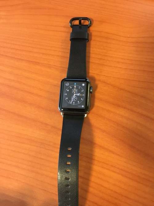 Apple watch 2 + Genuine Leather strap - LIKE NEW!!!!