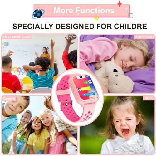 MT01 KIDS GPS TRACKER WATCH-PINK