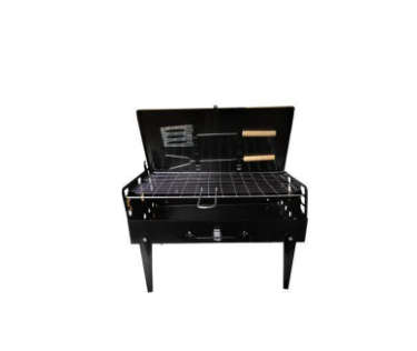 Folding Braai Stand with Utensils & Mesh