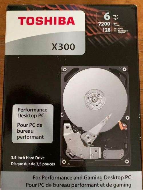 Toshiba x300 6tb x2
