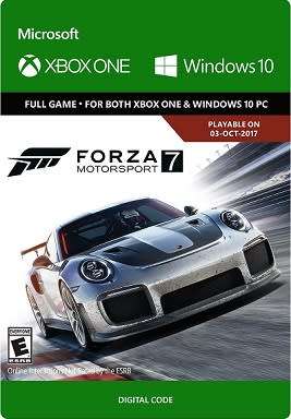 Forza Motorsport 7 (Xbox One Digital / PC)