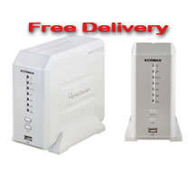 Edimax Gigabit Ethernet 2-Bay SATA NAS Server with RAID