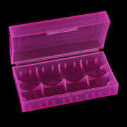 Plastic protector case for 18650 batteries