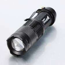Very bright ULTRAFIRE 1600 Lumens CREE Torch in holster