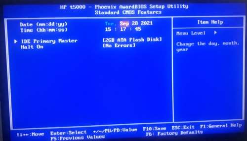 HP T5630W Thin Client