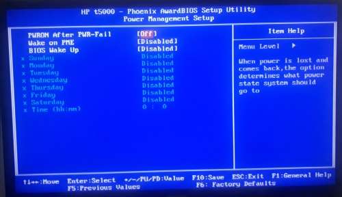HP T5630W Thin Client