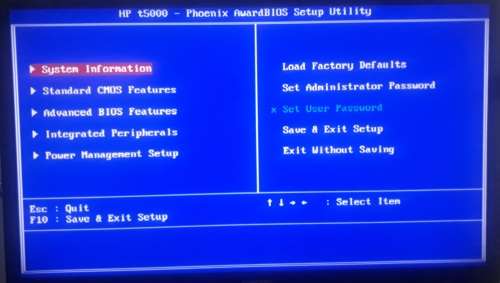 HP T5630W Thin Client