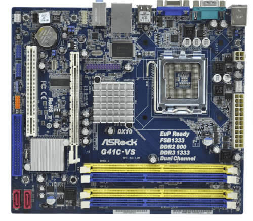 Asrock G41C-VS 775 Motherboard