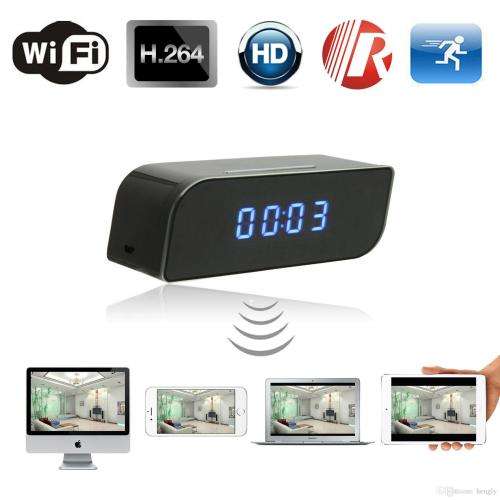 HD WIFI/IP CAMERA CLOCK LOOK ALIKE