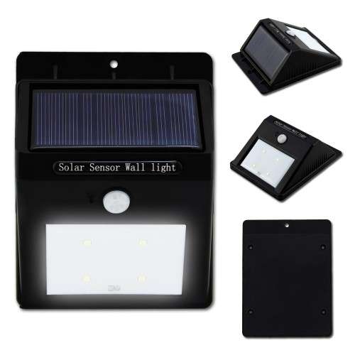 Solar Powered Wall Light With Sensor