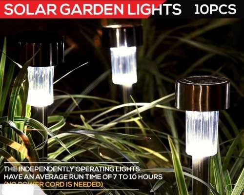 Solar Garden Light 10 piece Pack