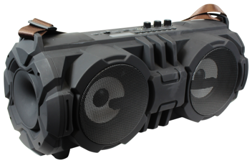 Volkano Cyborg Series Bluetooth Speaker with RGB Lighting/ Black