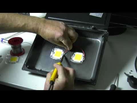 LED Floodlight Replacement Chip - 50W