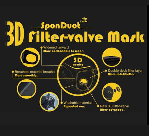 3D Filter-Valve N95 Mask
