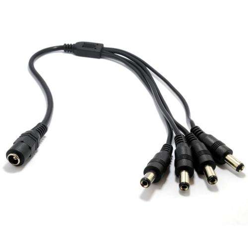 CCTV Power Splitter 1-4 Cable