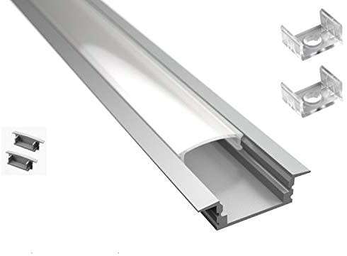 Aluminium Recessed Channel / Profile 1m