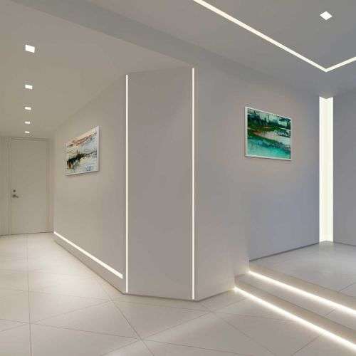Aluminium Recessed Channel / Profile 1m