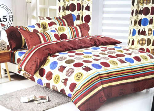 Double Bed - 10 Piece Gucci Bed Set (cheap Shipping)