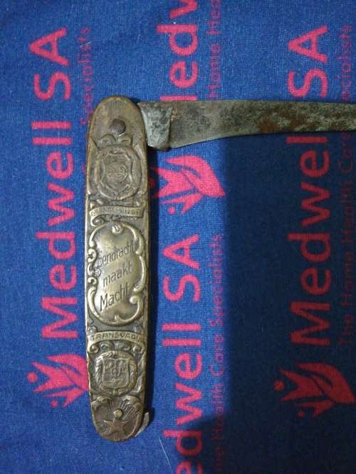 VERY RARE Paul Kruger and De Wet pocket knife from Boerwar*read description*