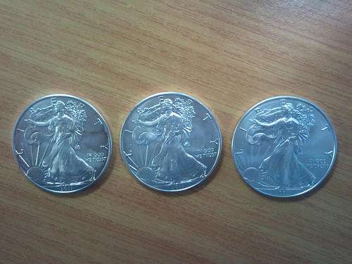 American Silver Eagles. 3 ounces .999