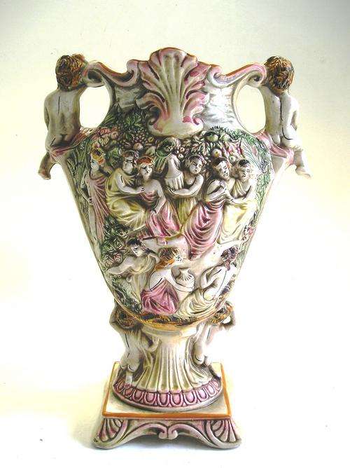 CAPODIMONTE VASE H350mm