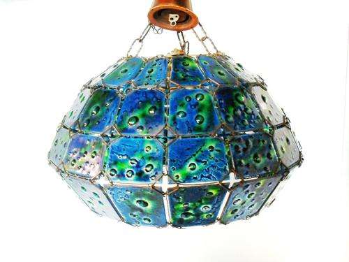 GLASS CEILING LIGHT  DIA-450mm  HEIGHT 280mm lamp shade