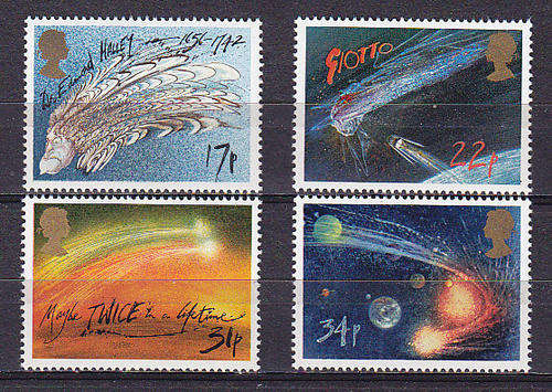 GB QEII : APPEARANCE OF HALLEY'S COMET,, FINE H/M