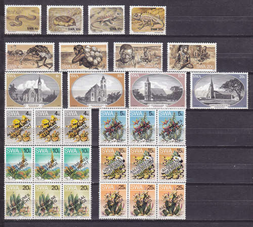 S.W.A. : FOUR VERY FINE U/M SETS