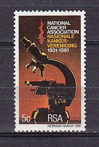R.S.A. : 50th ANNIVERSARY OF NATIONAL CANCER ASSOSIATION OF SA,,,VERY FINE U/M