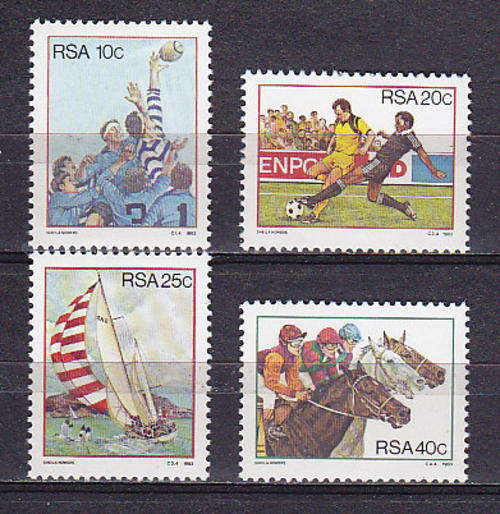 R.S.A. : SPORT ACTIVITIES IN SOUTH AFRICA,,,VERY FINE U/M