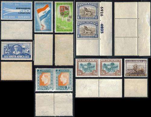 Selection MNH stamps from South Africa