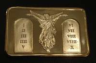 Jesus and Angels - Gold layered Bullion bar 1 oz