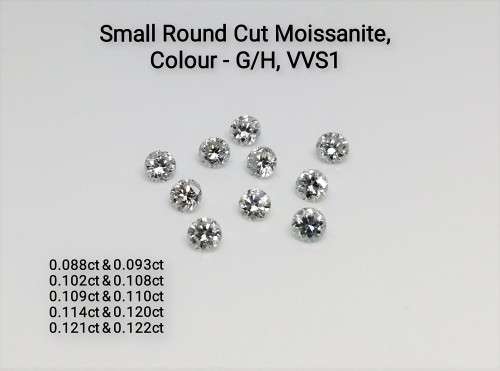 WOW !!!! Small Moissanite Diamonds Lot +- 0.10ct Each Stone G-H ,VVs1
