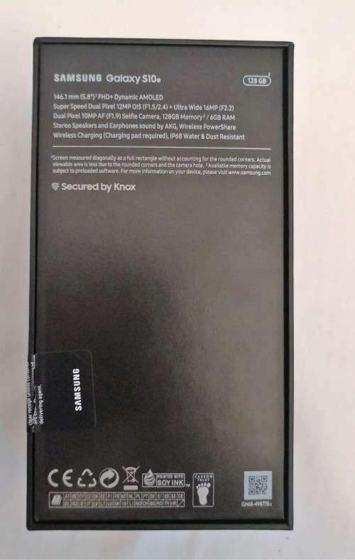 WOW !!! 3 Weeks Old Samsung Galaxy S10e Like New Complete 128gig