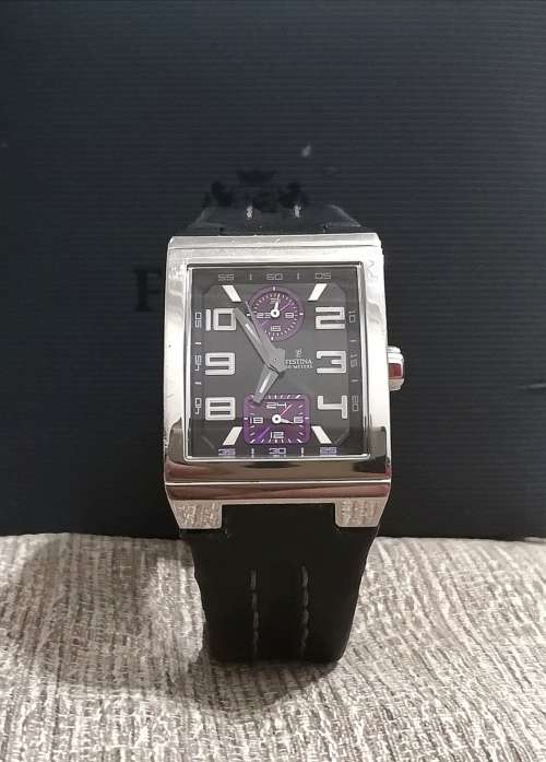 Wow !!! Pre Owned Ladies Festina Chronograph Watch with box !!