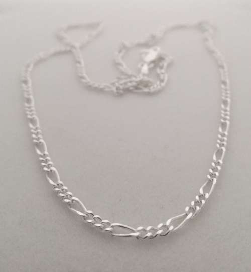 Solid 925 Sterling Silver Designer Figaro Link Chain, NOT PLATED!!