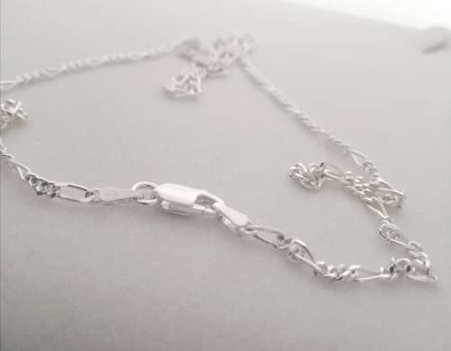 Solid 925 Sterling Silver Designer Figaro Link Chain, NOT PLATED!!