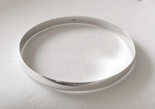 R1 Start!! Solid 925 Silver Designer Bangle, NOT PLATED!! Very Comfortable fit on Arm!!