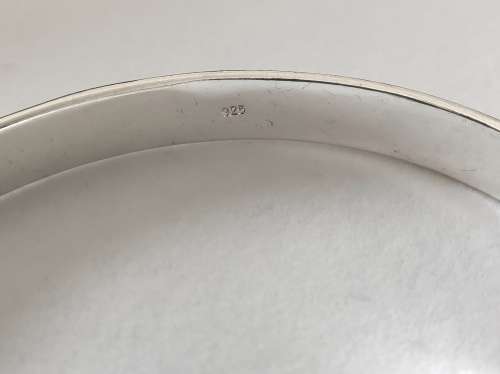 925 Marked Sterling Silver Designer Ladies open Cuff Style Bangle as per pictures!!!