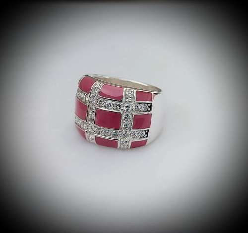 Solid 925 Silver Ladies Designer Statement Ring, See full Description !!!