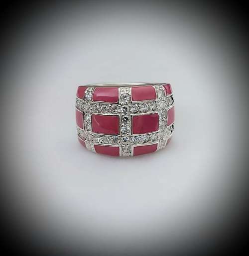 Solid 925 Silver Ladies Designer Statement Ring, See full Description !!!