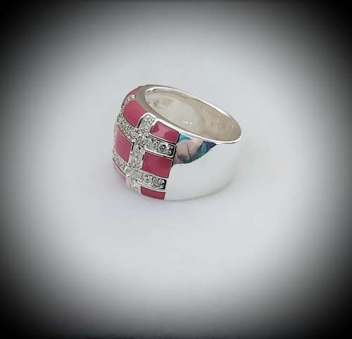 Solid 925 Silver Ladies Designer Statement Ring, See full Description !!!