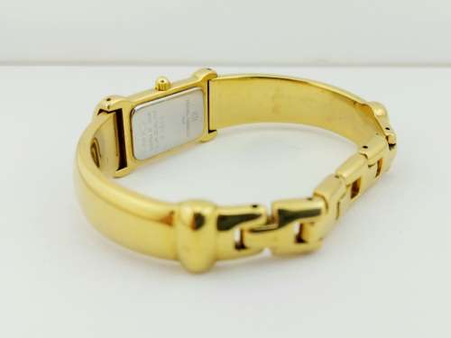 Original Vintage Michel Herbelin Gold Bangle Style Ladies Watch, Like New Condition.